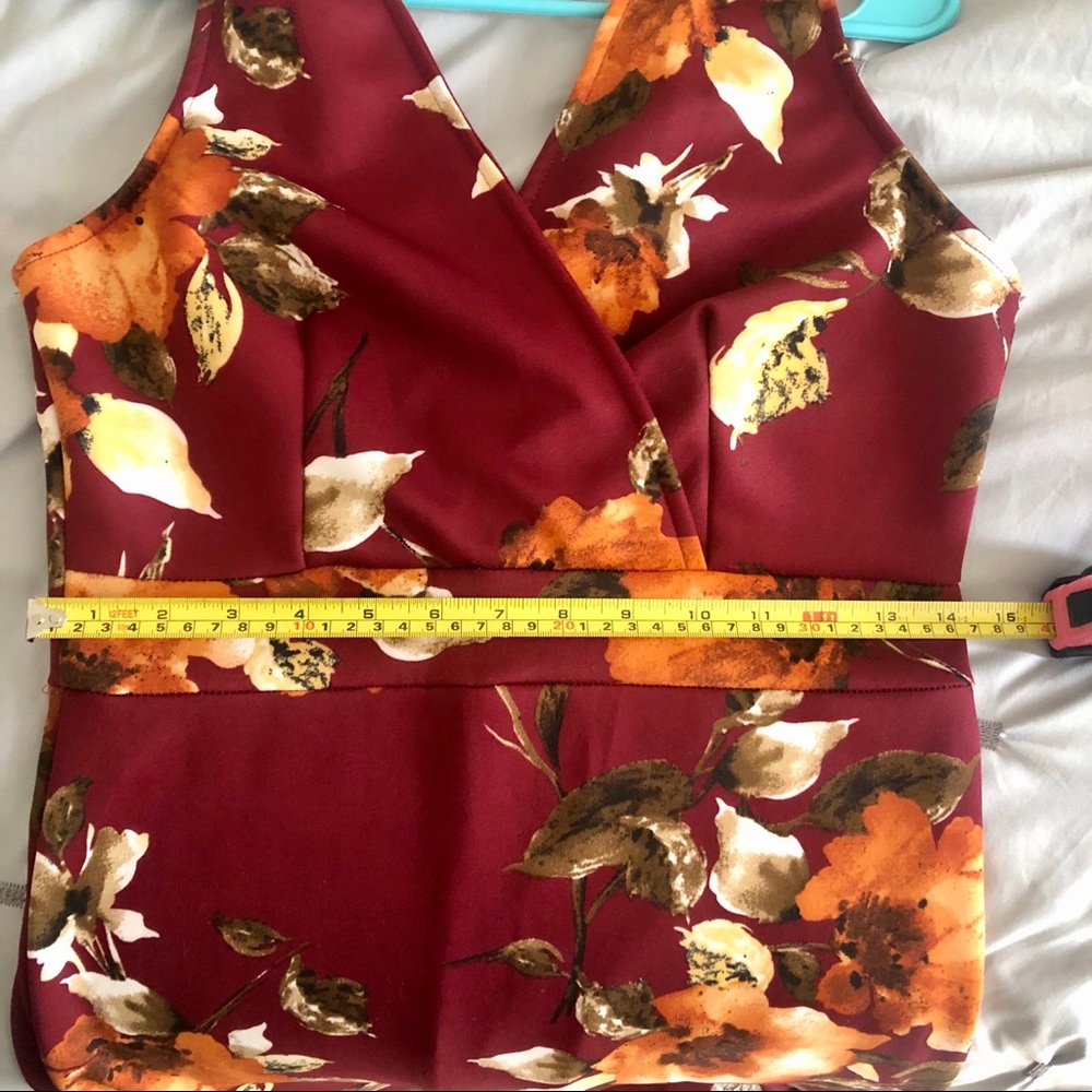 AKIRA Ruffle Trim Floral Maxi Dress - Picture 7 of 7
